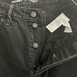 Old Navy kicker boot cut black jeans